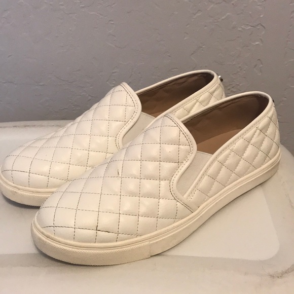 steve madden quilted loafers